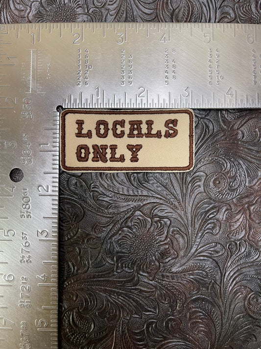 Locals only